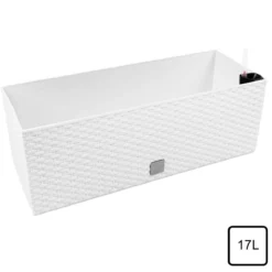 Prosperplast Jardinera Rectangular 17 Litros Con Autorriego Color Blanco 52x20x19cm -Ofertas Verdi Jar Tienda 79eb19de47bd2451ef20010726e9ac83a31b9f6a 73a05f7f1e2c409dbaec25b9e6775993