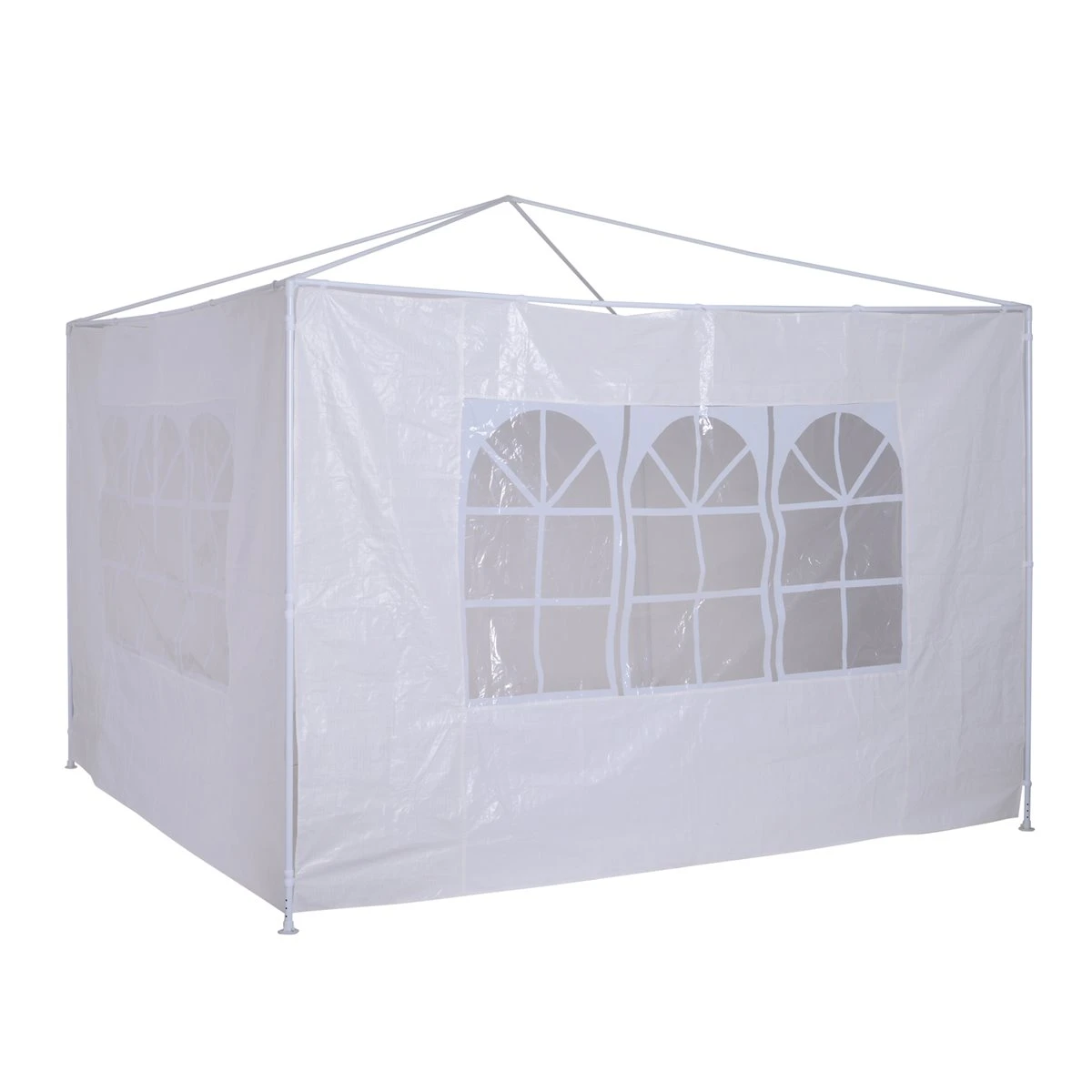 Outsunny 2 Paredes Parte Laterales Para Carpa 3x3m 3x6m Lado Parasol De Gazebo Impermeable Con Ventanas Medidas 293x193cm Blanco 1 Outsunny 2 Paredes Parte Laterales Para Carpa 3x3m 3x6m Lado Parasol De Gazebo Impermeable Con Ventanas Medidas 293x193cm Blanco