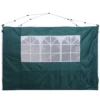 Outsunny 2 Paredes Parte Laterales Para Carpa 3x3m Lado Parasol De Gazebo Tela Oxford Con Ventana Medidas 300x200cm Verde Oscuro