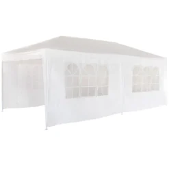 Carpa Plegable Aktive Garden Polietileno Color Blanco