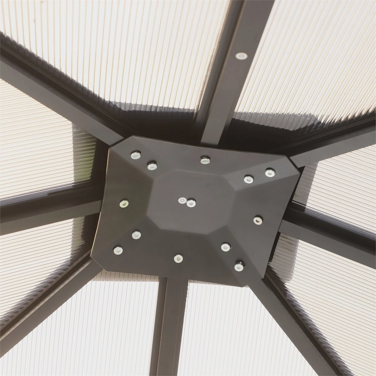 Outsunny Cenador De Jardín 3x3 M Pabellón De Exterior Con Techo De Policarbonato 4 Cortinas Laterales Y 4 Mosquiteras Con Cremalleras Marco De Metal Para Fiestas Eventos Multicolor 10 Outsunny Cenador De Jardín 3x3 M Pabellón De Exterior Con Techo De Policarbonato 4 Cortinas Laterales Y 4 Mosquiteras Con Cremalleras Marco De Metal Para Fiestas Eventos Multicolor - Imagen 10