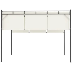 Outsunny Pérgola 3x3 M Cenador De Jardín Con Techo Retráctil Tela De Poliéster Y Tubo De Acero Para Patio Terraza Exterior Blanco -Ofertas Verdi Jar Tienda 853ef8800424d240d9b0d40a6932bf8893670fef 635ba55b101548928f5d85f4bc91f1d7