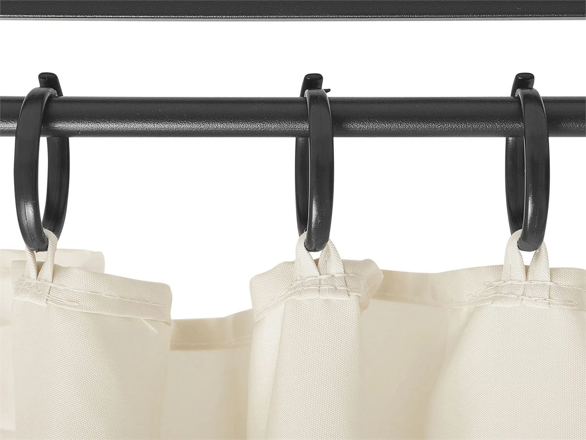 Cenador De Metal Beige/negro 350 Cm PORTEL 6 Cenador De Metal Beige/negro 350 Cm PORTEL - Imagen 6