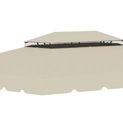 Outsunny Techo De Repuesto Para Cenador Con Doble Techo 3,9x2,9 M Cubierta De Repuesto Para Pabellón Gazebo Exterior Con 8 Orificios De Drenaje Beige -Ofertas Verdi Jar Tienda 86d1e0b44321fb941a81b05e5630c7129b903b09 1ee0ab7bfa9f4a8bae1a8fd75eb90bc2