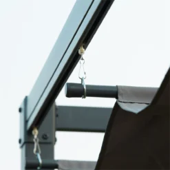 Outsunny Pérgola 3x2 M Cenador De Jardín Con Techo Retráctil De Poliéster Con Recubrimiento Resistente Para Celebraciones Fiestas Bodas Gris -Ofertas Verdi Jar Tienda 8739c2022d2a78666b9767ab5296a3501ec30dab 3f3ac2070c0a47c28ad73fe916db0d57