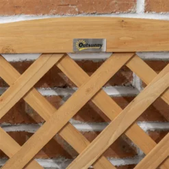 Outsunny Arriate De Jardín Con Enrejado Tipo Barril Con 2 Macetas Macetero Con Soporte Para Trepadora Cultivos Plantas Flores Para Patio Terraza Balcón 45x45x80 Cm Natural -Ofertas Verdi Jar Tienda 89d404091e9c670e218704e92525d68b02fbc777 b9ed621d6ac74bd889f1011947ef6cd4