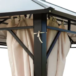 Outsunny Cenador De Jardín 3,65x3 M Pabellón De Acero Con Techo De Policarbonato De 6 Mm Protección UV 50+ Y 4 Cortinas Laterales De Cremallera Para Fiestas Beige 12 Outsunny Cenador De Jardín 3,65x3 M Pabellón De Acero Con Techo De Policarbonato De 6 Mm Protección UV 50+ Y 4 Cortinas Laterales De Cremallera Para Fiestas Beige -Ofertas Verdi Jar Tienda 8b767cce8e40ac852a6a9c015a03f47821197fad 1b3e8694e09d4100b484f6f0d6d38398