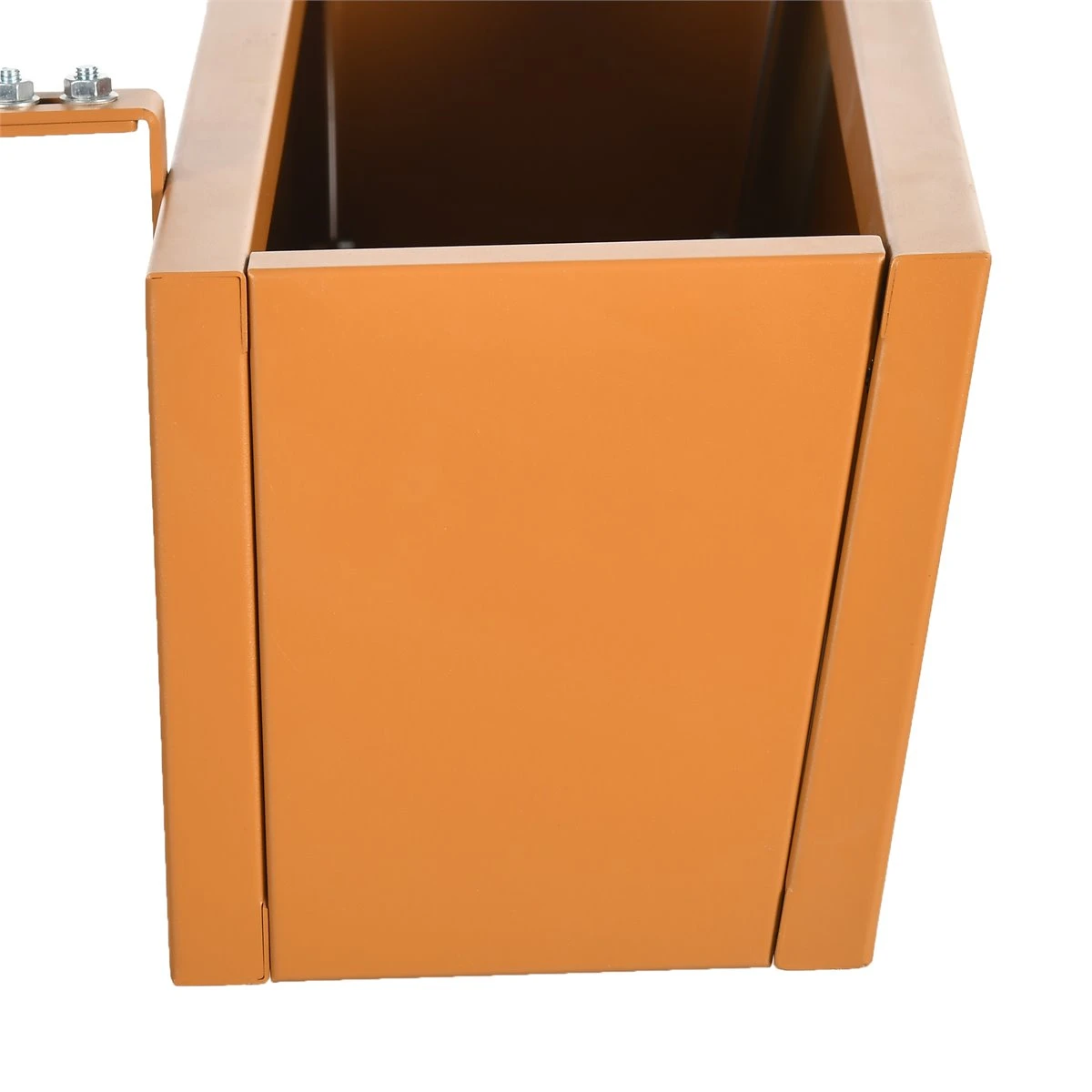 Outsunny Jardinera Colgante De Acero Maceta Rectangular Colgante Con 2 Ganchos Ajustables Y 2 Orificios De Drenaje Para Balcón Jardín Patio 91x35x24 Cm Marrón 9 Outsunny Jardinera Colgante De Acero Maceta Rectangular Colgante Con 2 Ganchos Ajustables Y 2 Orificios De Drenaje Para Balcón Jardín Patio 91x35x24 Cm Marrón - Imagen 9