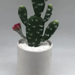 Planta Artificial CACTUS FLOR ROSA
