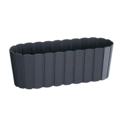 Prosperplast Jardinera Para Balcón BOARDEE BASIC 4,9L., Dimensiones (mm) 383x144x130, Color Antracita