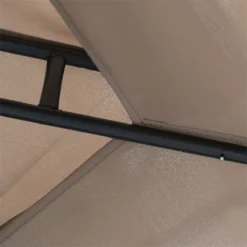 Outsunny Cenador De Jardín 3x3 M Pabellón De Exterior Con Doble Techo De Ventilación 4 Cortinas Mosquiteras Laterales Con Cremallera 4 Orificios De Drenaje Para Fiestas Patio Marrón Pardo -Ofertas Verdi Jar Tienda 908d03d18ecc5d5a0d091e661ac07f03a1fdce09 e04564d9e2234977b2caf20f8c2c1b29