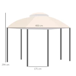 Outsunny Cenador De Jardín Hexágono 4x4 M Pabellón Exterior Con Doble Techo De Ventilación Y 6 Mosquiteras Con Cremallera Para Fiestas Balcón Patio Caqui 11 Outsunny Cenador De Jardín Hexágono 4x4 M Pabellón Exterior Con Doble Techo De Ventilación Y 6 Mosquiteras Con Cremallera Para Fiestas Balcón Patio Caqui -Ofertas Verdi Jar Tienda 91e82c2b5af6d0a3f8dcd2019766dd480e9e7a32 3df1bbf4be174a0bbf97ac2c1afddaaf