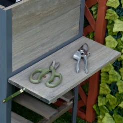 Outsunny Huerto Urbano Elevado De Madera 140x46x75,5 Cm Mesa De Cultivo De Jardín Con 2 Baldas Laterales Estante Inferior Y 2 Orificios De Drenaje Para Plantas Flores Gris -Ofertas Verdi Jar Tienda 94618c485fe249e38830039ab891c43d4587664b 8355f573617942d79f8dba1cb807fd84