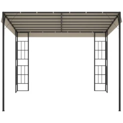 Outsunny Pérgola De Pared 3x3 M Cenador De Jardín Con Toldo Protección Solar Y 2 Orificios De Drenaje Gazebo Carpa De Metal Para Fiestas Celebraciones Patio Exterior Beige -Ofertas Verdi Jar Tienda 99f435bc00627d62e9e37e73a768d5c92ba70cff ca5f7140cf394b78bc2da877ab17e917