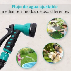 DURHAND Carrete Para Manguera Retráctil 10m Con Cabezal Multifuncional Sistema De Enrollado Automático Con Bloqueo Conector De 1m Para Jardín Césped 29,5x16,5x33 Cm Negro Y Verde -Ofertas Verdi Jar Tienda a1c2386858f9617e578c420c3fad1f4ca84c5e97 661e8c32726049349fa4f459b90d2aeb