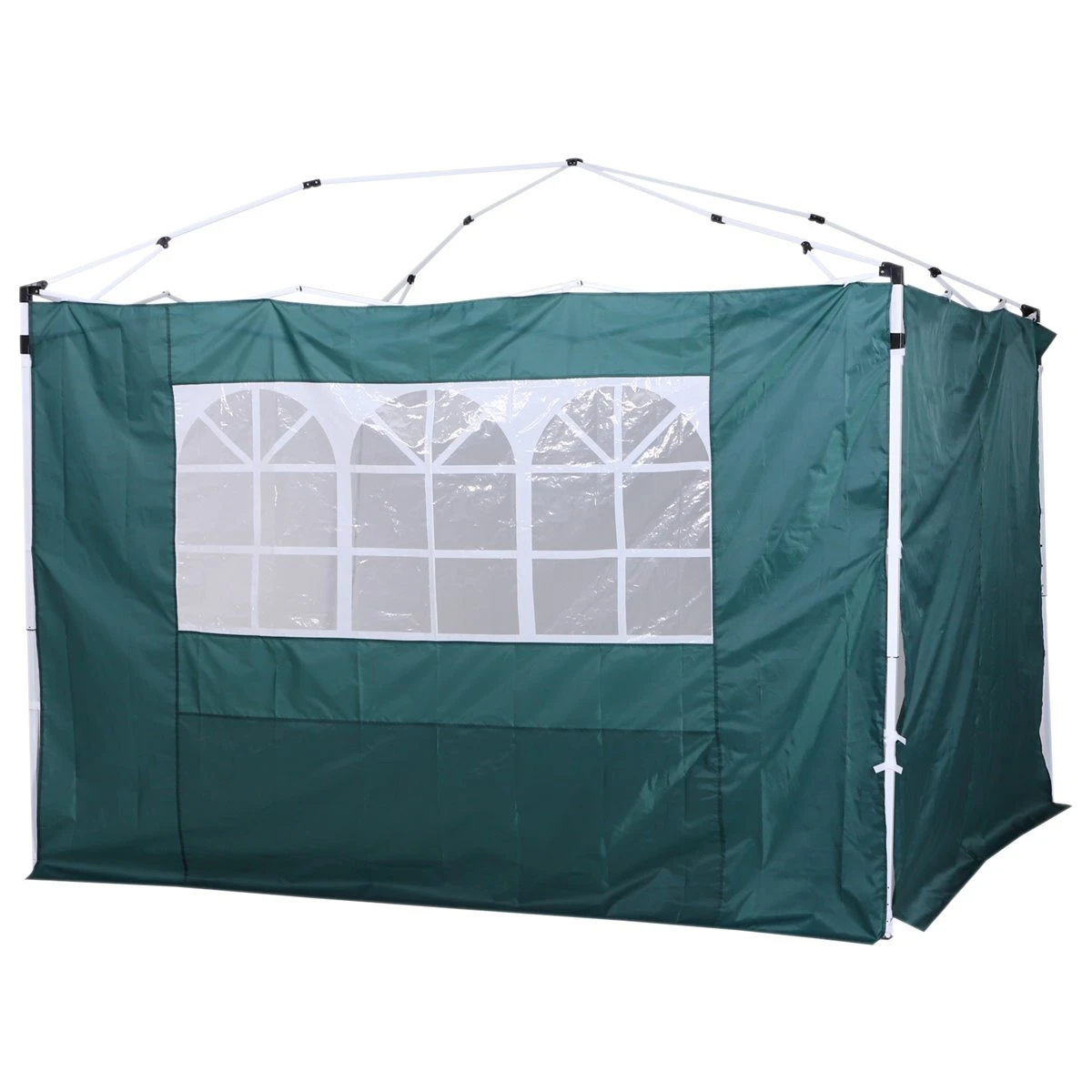 Outsunny 2 Paredes Parte Laterales Para Carpa 3x3m Lado Parasol De Gazebo Tela Oxford Con Ventana Medidas 300x200cm Verde Oscuro 3 Outsunny 2 Paredes Parte Laterales Para Carpa 3x3m Lado Parasol De Gazebo Tela Oxford Con Ventana Medidas 300x200cm Verde Oscuro - Imagen 3