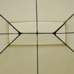 Outsunny Cenador De Jardín 3x4 M Marco Acero Gazebo Con Doble Techo 6 Cortinas Laterales 8 Orificios De Drenaje Buena Ventilación Para Fiestas Eventos Crema -Ofertas Verdi Jar Tienda aeff30e714491a97322b648a8a1ab4c53cad4481 a0bb42c7a7164090ba554fdd61e390e9
