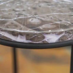 Outsunny Soportes Para Plantas De Metal 3 Piezas Apilables Estantes Porta Macetas Decorativos Con Efecto De Mármol Para Interiores Y Exteriores Ø30,5x70,5 Cm Gris Y Negro -Ofertas Verdi Jar Tienda bf10e9cb9ac2668d4bcc1258653d0a8e952b96b5 e1c72c3768e54b3a87276e884815a543