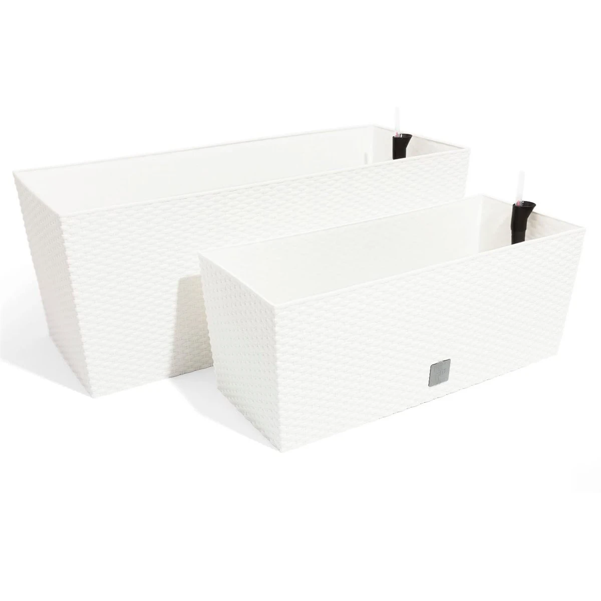 Prosperplast Jardinera Rato 30 Litros Con Riego En Color Blanco 60 X 25 X 24 Cm 3 Prosperplast Jardinera Rato 30 Litros Con Riego En Color Blanco 60 X 25 X 24 Cm - Imagen 3