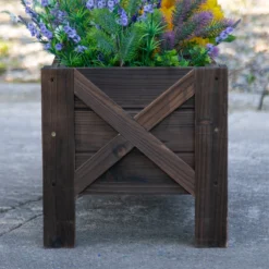 Outsunny Huerto Urbano Jardinera Macetero De Madera Arriate De Jardín Rectangular Con Patas Para Flores Plantas Cultivos 100x36,5x36 Cm Marrón 19 Outsunny Huerto Urbano Jardinera Macetero De Madera Arriate De Jardín Rectangular Con Patas Para Flores Plantas Cultivos 100x36,5x36 Cm Marrón -Ofertas Verdi Jar Tienda c4c114da75b5556bf2ef430d507a8a20b90dafb0 d23211335219426ea8b319a1a8e7c020