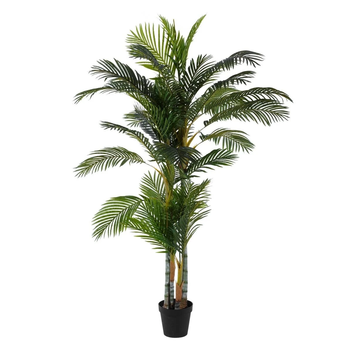 Planta Decorativa 100 X 130 X 210 Cm Verde PVC Palmera 1 Planta Decorativa 100 X 130 X 210 Cm Verde PVC Palmera