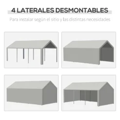 Outsunny Carpa Para Fiestas 6x3 M Pabellón De Jardín Con 2 Paredes Laterales Extraíbles 2 Puertas Y 6 Ventanas Con Cremalleras Protección UV Para Eventos Celebraciones Blanco 14 Outsunny Carpa Para Fiestas 6x3 M Pabellón De Jardín Con 2 Paredes Laterales Extraíbles 2 Puertas Y 6 Ventanas Con Cremalleras Protección UV Para Eventos Celebraciones Blanco -Ofertas Verdi Jar Tienda ca50d3d9ebf06c48c09bfa6e7f0033f5c3f4ca70 317319f947f84666a1e7ff9d57a23f5e