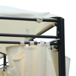 Outsunny Cenador De Jardín 4x3 M Pabellón Con 4 Paredes Laterales Y Techo Con 12 Orificios De Drenaje Marco De Metal Para Reunión Familiar Fiestas Bodas Crema -Ofertas Verdi Jar Tienda cd5654d4df41eadf2a204e807dd7f3881b5055f3 ec34f505c91d40378bb09128e8031235