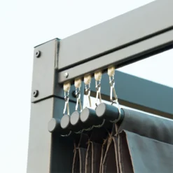 Outsunny Pérgola 3x2 M Cenador De Jardín Con Techo Retráctil De Poliéster Con Recubrimiento Resistente Para Celebraciones Fiestas Bodas Gris -Ofertas Verdi Jar Tienda d73f246c6fc02c7b0ae5e8cd56fbb041ad249a68 5875e347d1e644f890a397587d28f524