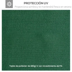 Outsunny Techo De Repuesto 2,98x2,95m Para Cenador De Jardín Cubierta De Repuesto De Gazebo Pabellón Exterior Con 8 Orificios De Drenaje Y Ventilación Verde -Ofertas Verdi Jar Tienda d7cd2e3228cd6115d39056f216fcad80dd116061 6e2b30ae647a4d1bb6668c31f9bab14a