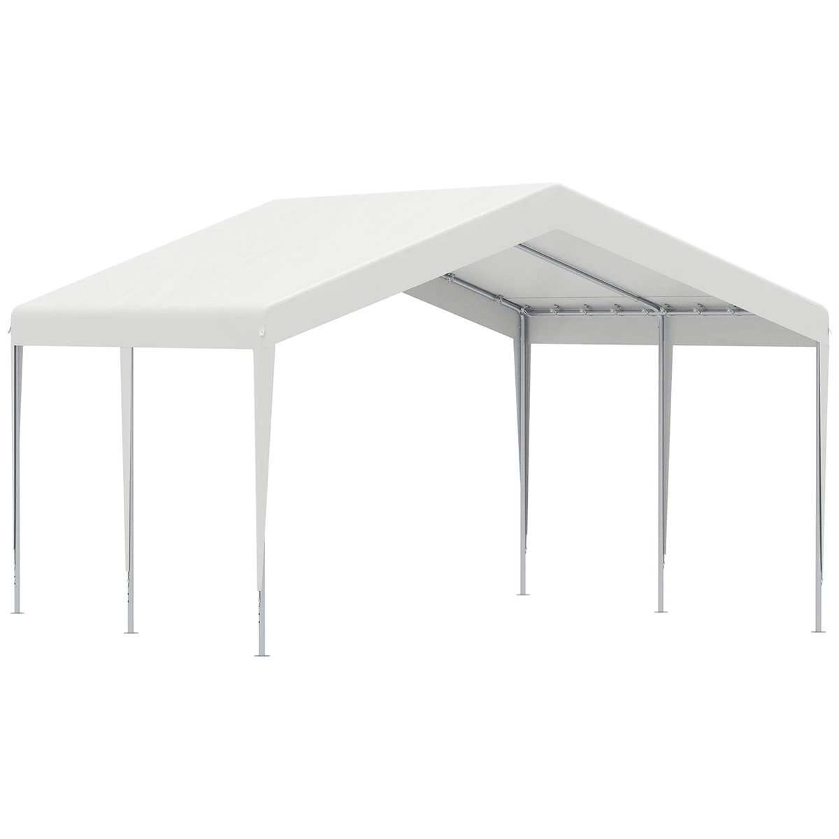 Outsunny Carpa Garaje Para Coche 4x4 M Cochera Portátil Impermeable Pabellón Gazebo De Jardín Patio Exterior Con Accesorios Para Eventos Fiestas Metal Galvanizado Blanco 1 Outsunny Carpa Garaje Para Coche 4x4 M Cochera Portátil Impermeable Pabellón Gazebo De Jardín Patio Exterior Con Accesorios Para Eventos Fiestas Metal Galvanizado Blanco
