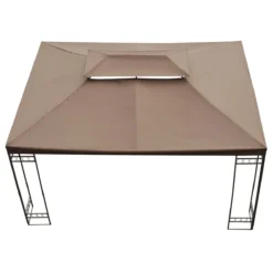 Outsunny Techo De Repuesto 4x3 M Para Cenador De Jardín 2 Niveles Transpirable Con 10 Orificios De Drenaje Cubierta De Repuesto De Gazebo Pabellón Exterior Marrón 11 Outsunny Techo De Repuesto 4x3 M Para Cenador De Jardín 2 Niveles Transpirable Con 10 Orificios De Drenaje Cubierta De Repuesto De Gazebo Pabellón Exterior Marrón -Ofertas Verdi Jar Tienda dec1acf17d329329cd3126af5d8f4d18a59f3732 e924c3cdad1a4ed7bc56f0a160b3af15