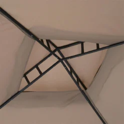 Outsunny Cenador De Jardín 3x3 M Pabellón De Exterior Con Doble Techo De Ventilación 4 Cortinas Mosquiteras Laterales Con Cremallera 4 Orificios De Drenaje Para Fiestas Patio Marrón Pardo -Ofertas Verdi Jar Tienda e04cb952a4bde32db0ee0f21b66eff79ee8a1748 21150f3ea6d14f2bbb692aad8146644a