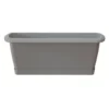 Prosperplast Jardinera Respana Con Soporte De Plastico En Color Gris Piedra 78,6 (largo) X 18,4 (ancho) X 14,5 (alto) Cm