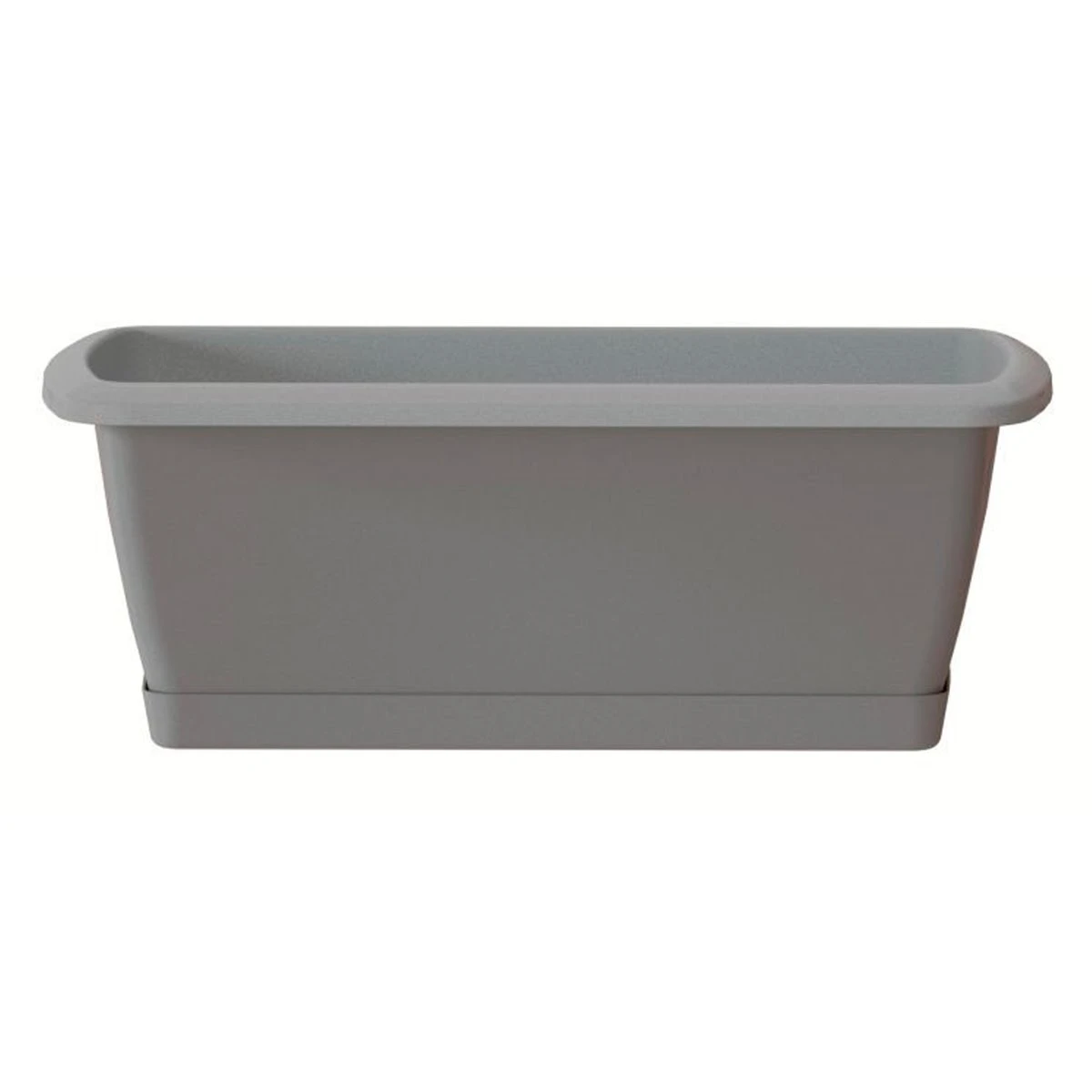 Prosperplast Jardinera Respana Con Soporte De Plastico En Color Gris Piedra 78,6 (largo) X 18,4 (ancho) X 14,5 (alto) Cm 1 Prosperplast Jardinera Respana Con Soporte De Plastico En Color Gris Piedra 78,6 (largo) X 18,4 (ancho) X 14,5 (alto) Cm