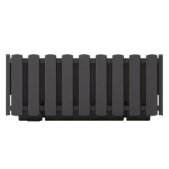 Prosperplast Jardinera Para Balcón BOARDEE FENCYCASE, Dimensiones (mm) 580x180x162, Color Antracita