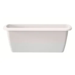 Prosperplast Jardinera Para Balcón Agro , Dimensiones (Mm) 1000X180X140, Color Blanco