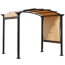 Outsunny Pérgola 3x2,5 M Cenador Con Techo Retráctil Para Jardín Patio Terraza Tela Poliéster Atornillados Resistente Protección De Rayos UV Beige -Ofertas Verdi Jar Tienda f561977fe4cf59dcbf3c45c82a311bd2c34c1a9f eeaa7538fd8745d785c3a366ef7cb11a