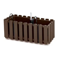Prosperplast Jardinera Para Balcón BOARDEE FENCYCASE, Dimensiones (mm) 380x180x162, Color Marrón -Ofertas Verdi Jar Tienda f92c6d4e2d1a74605f1c051c0a30014333e4ec9d 5c49ad26ffd449f3ba2c42df9f631eae
