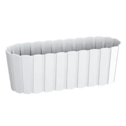 Prosperplast Jardinera Para Balcón BOARDEE BASIC 7,9L., Dimensiones (mm) 587x144x130, Color Blanco