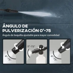 DURHAND Hidrolimpiadora Lavadora De Alta Presión 1600W Caudal 432 L/h Bomba De Aluminio Presión De 135 Bar Manguera De 6 M Incluye Botella De Jabón Boquilla Cepillo 32x24x65 Cm Azul -Ofertas Verdi Jar Tienda ffaa7df2c7f347a7c421ad611c39c0eb4d361b99 f35b1baaee96499fa994e558a9091486